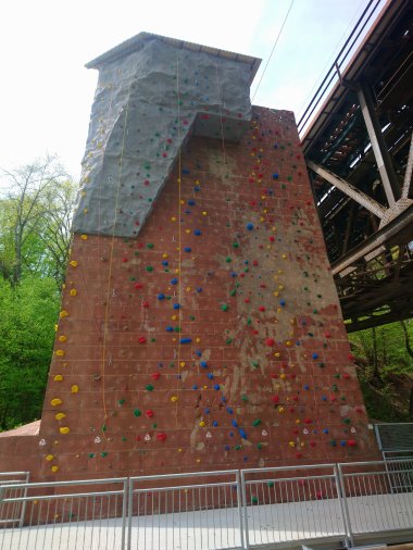 Kletterwand Salmtal