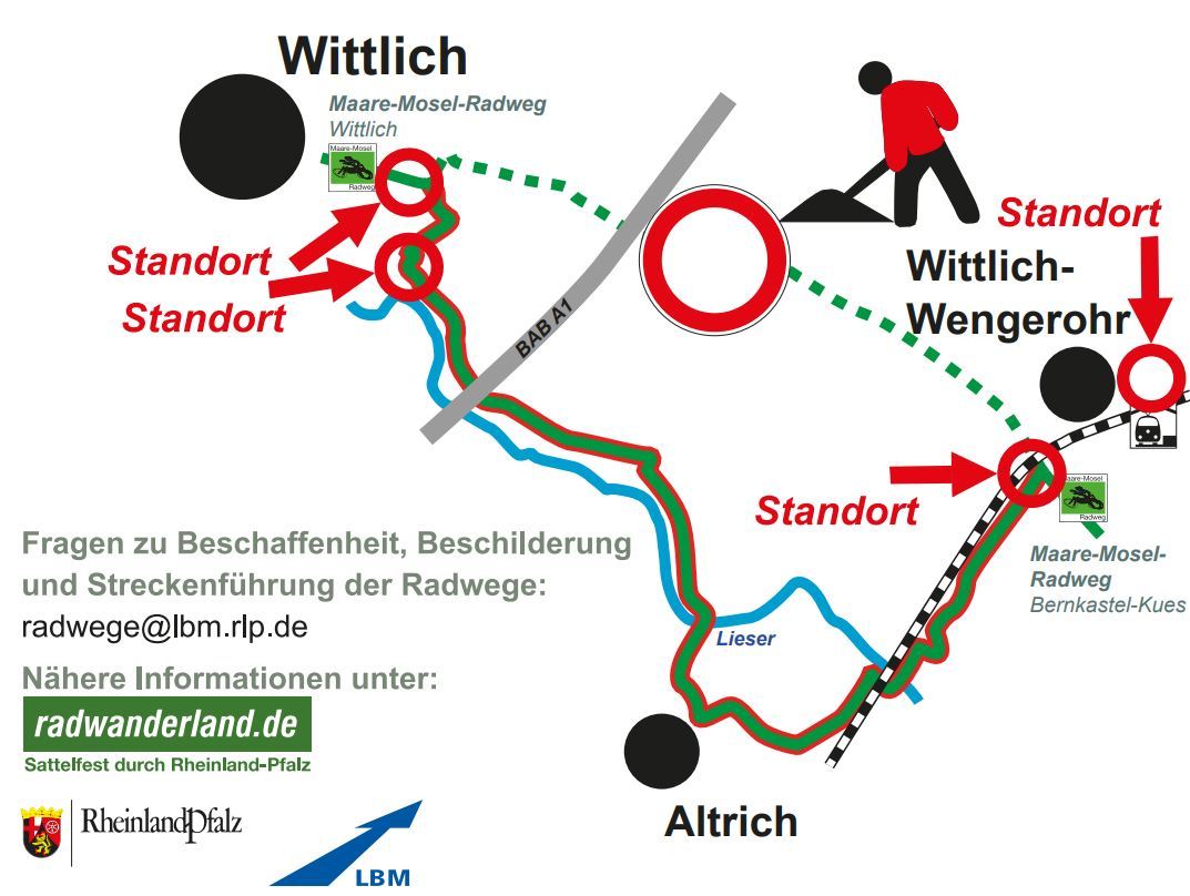 MMR Umleitung Wittlch