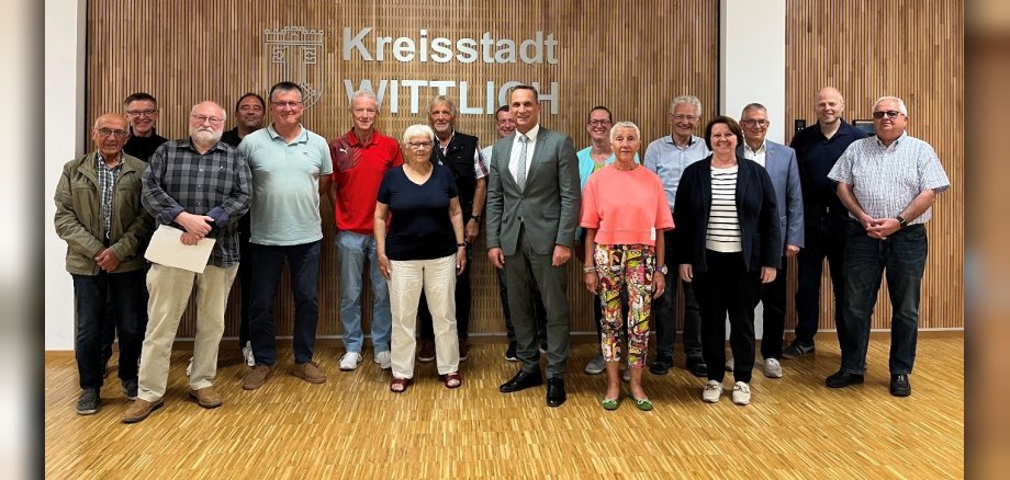 Das Foto zeigt die Mitglieder der Beiräte der Stiftung Stadt Wittlich.