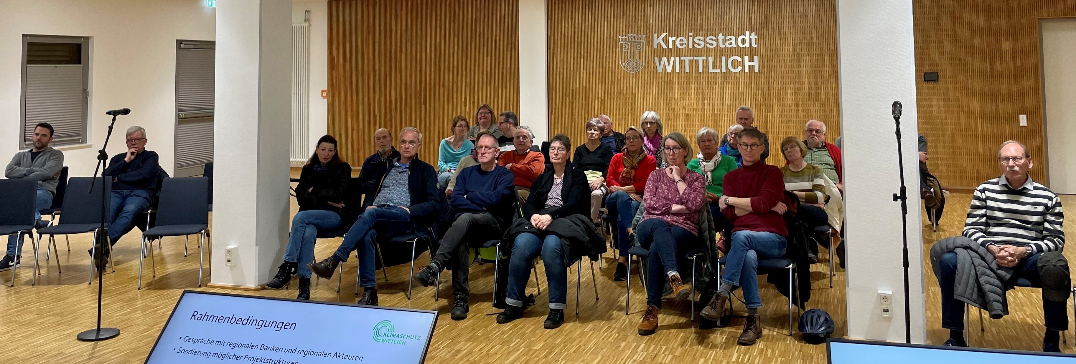 Die Einwohnerversammlung war gut besucht.