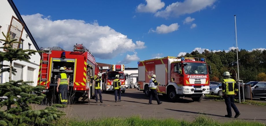 Vorbereitung der Brandbekämpfung