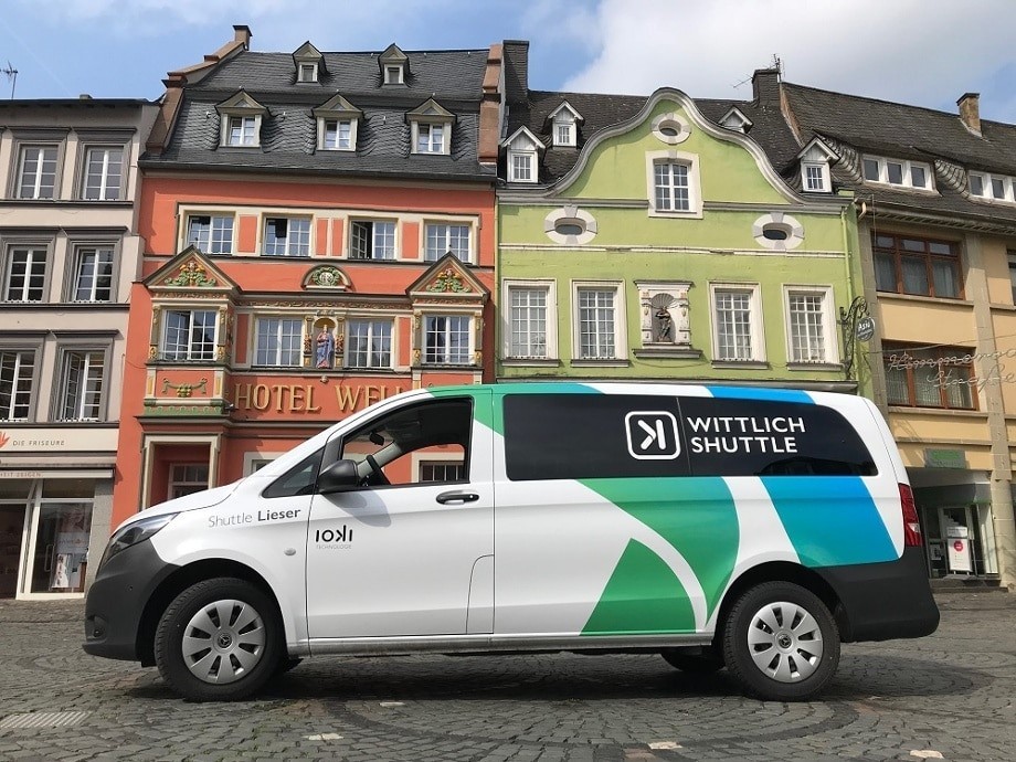 Das erste „Wittlich Shuttle“ wurde auf den Namen „Lieser“ getauft und ist seit dem 26. Mai 2018 unterwegs.