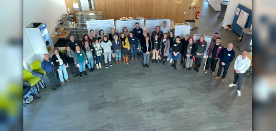 Gruppenfoto während des Workshop.