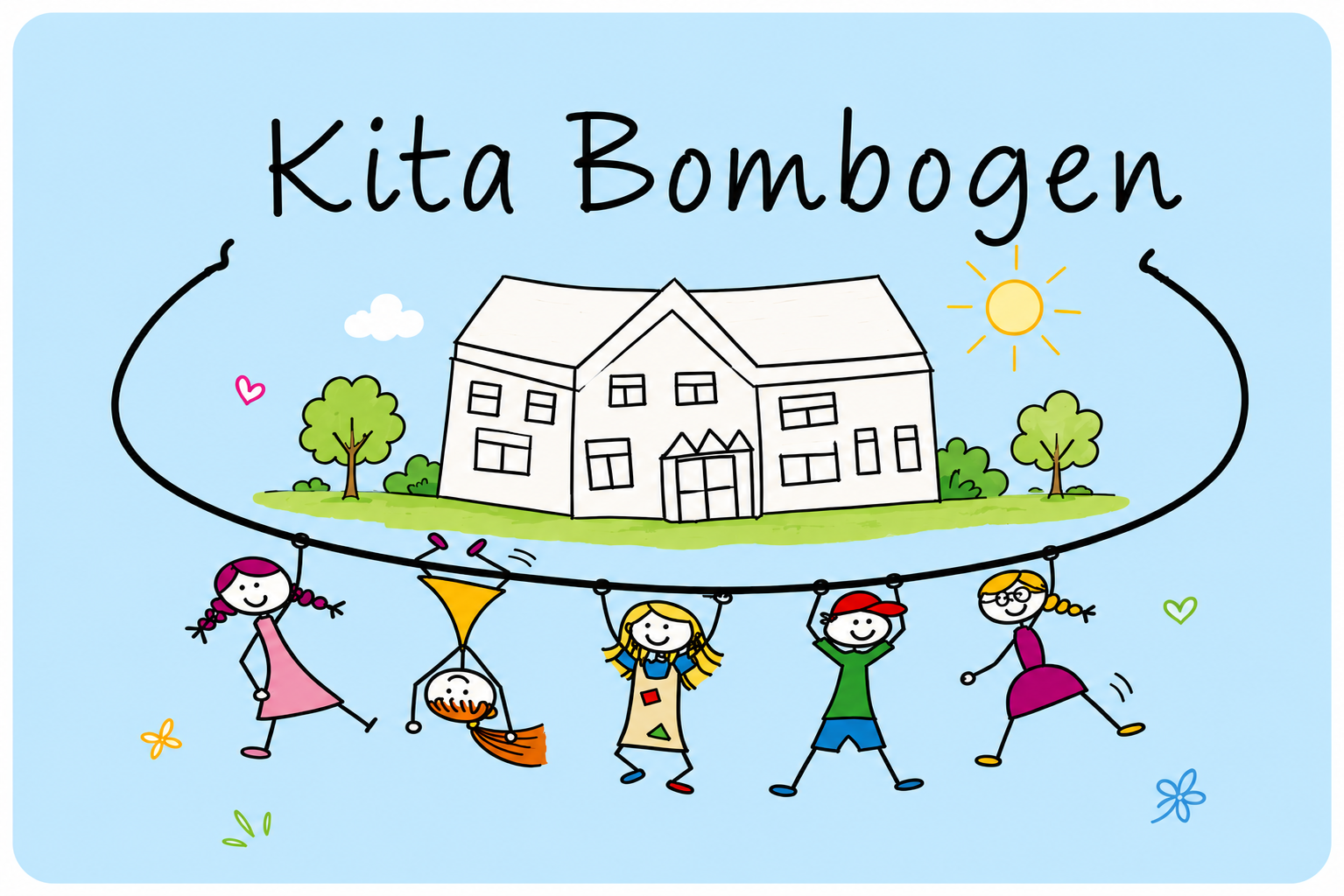 Kita Logo Auf dem Bild ist das Logo der Kita Bombogen.