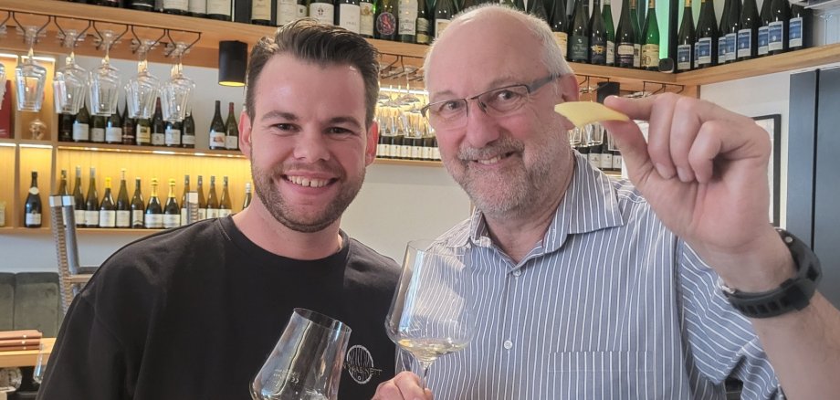 Die Gastgeber Fusenig und Gross