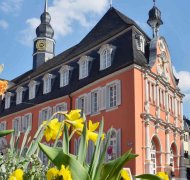 Frühling vor dem Alten Rathaus in Wittlich