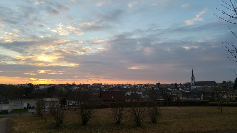 Abendstimmung in Binsfeld Abendstimmung in Binsfeld