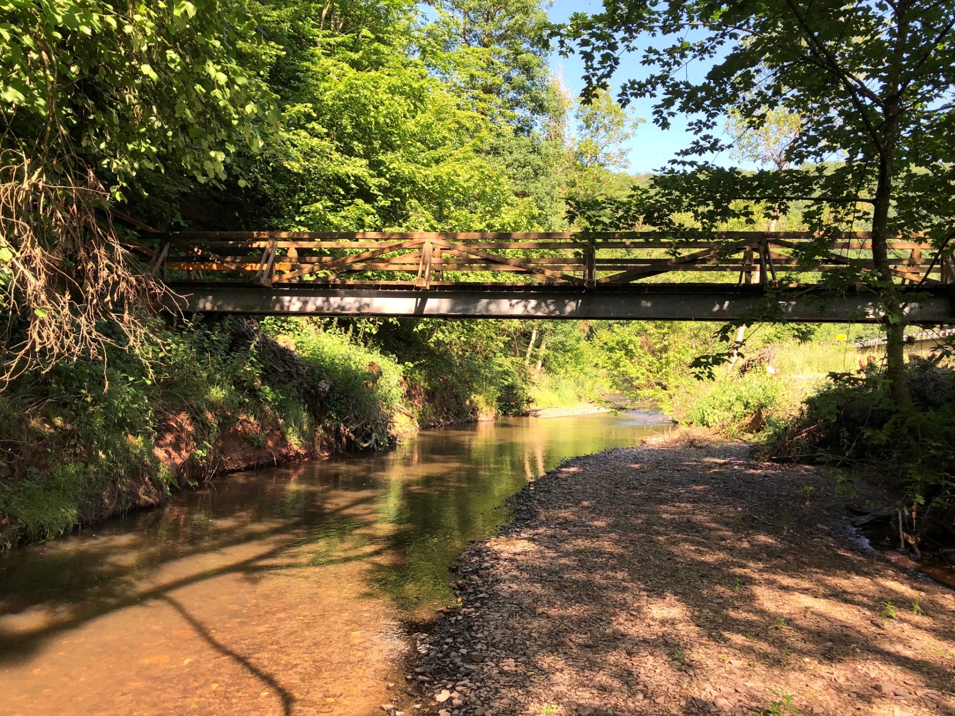 Brücke auf dem Sauscheid-Wanderweg Brücke auf dem Sauscheid-Wanderweg