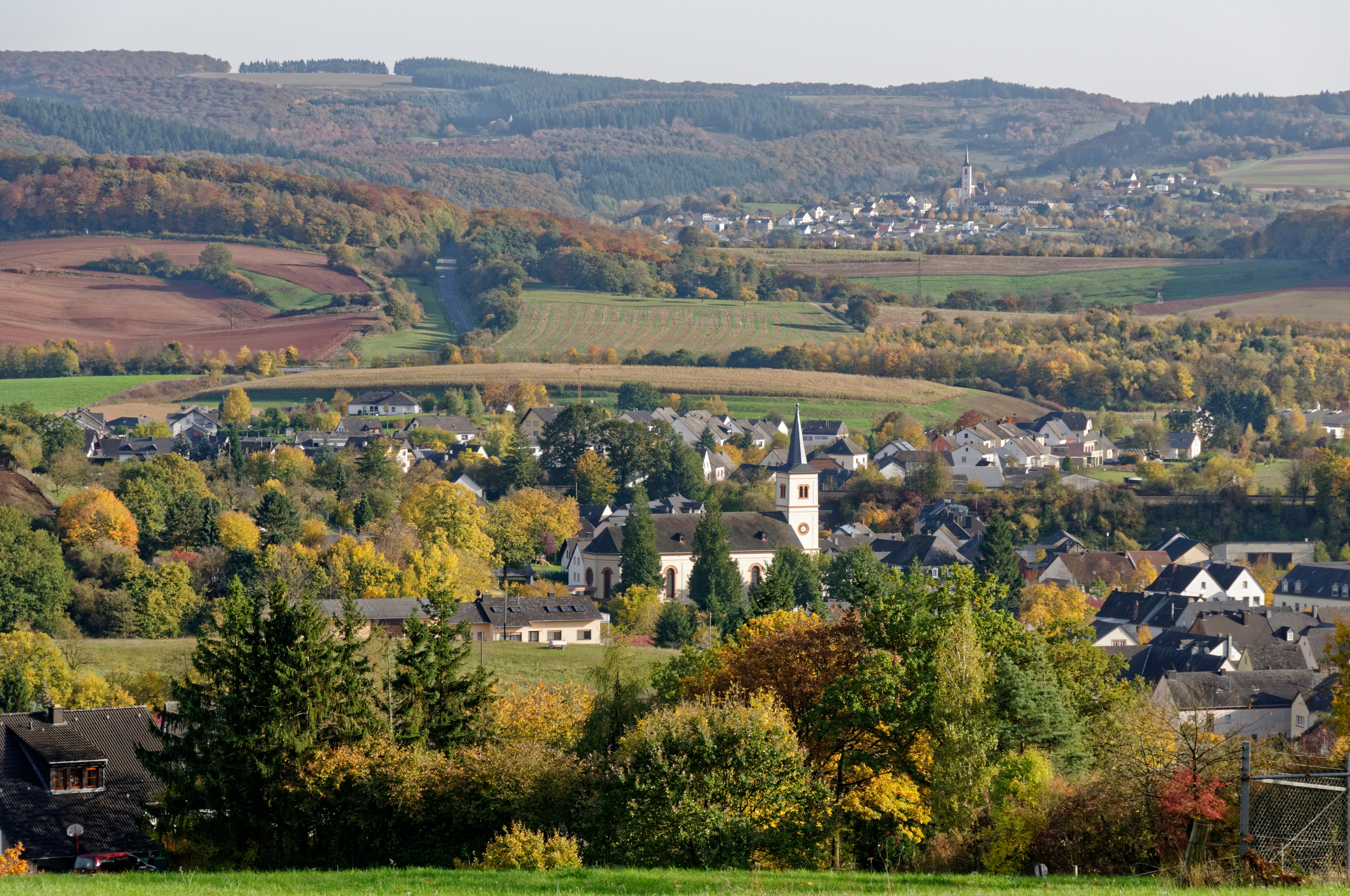 Salmtal aus der Luft Salmtal aus der Luft