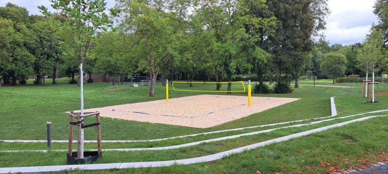Beachvolleyballfeld im Wittlicher Stadtpark
