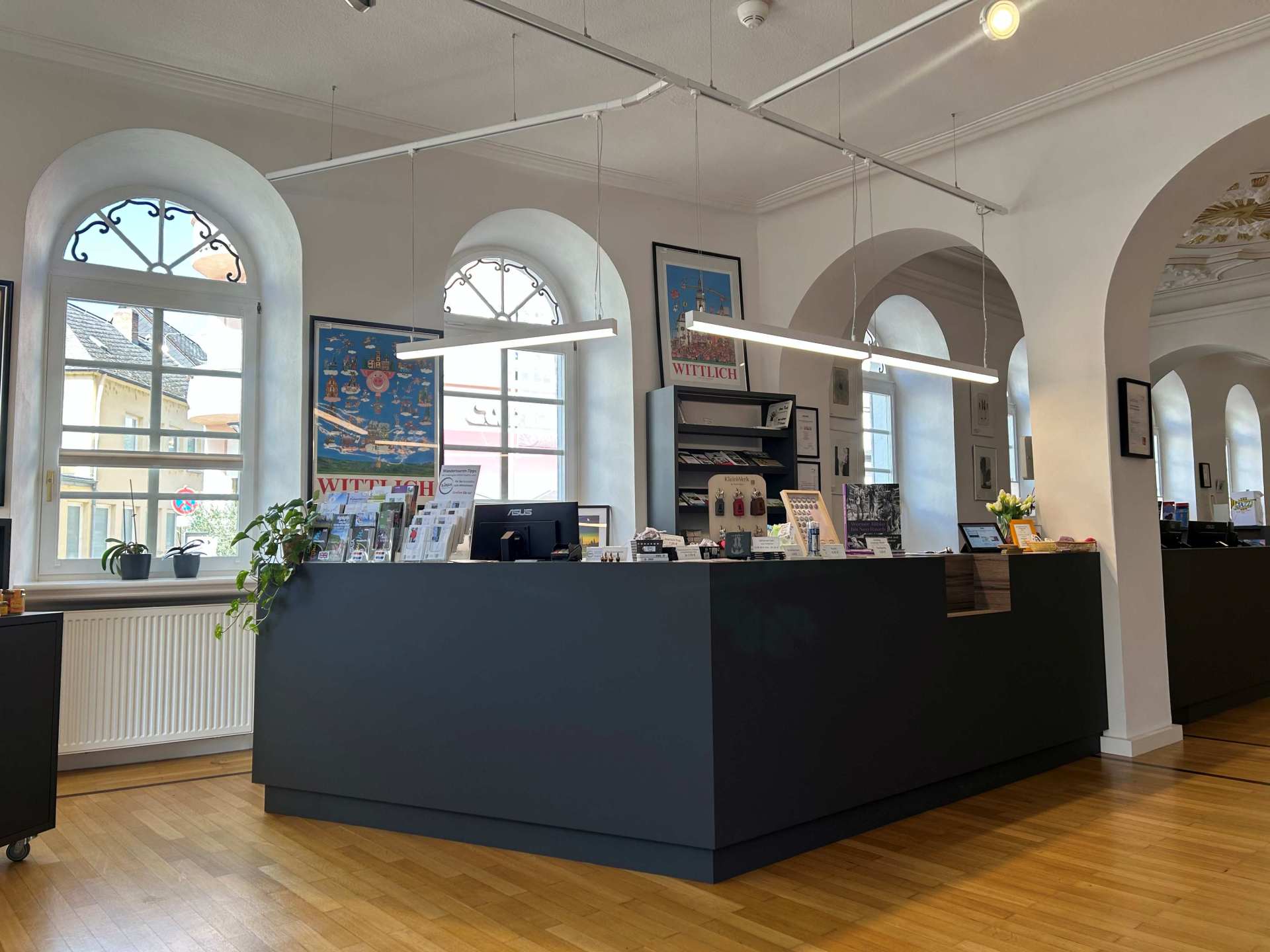 Blick in die Tourist-Information