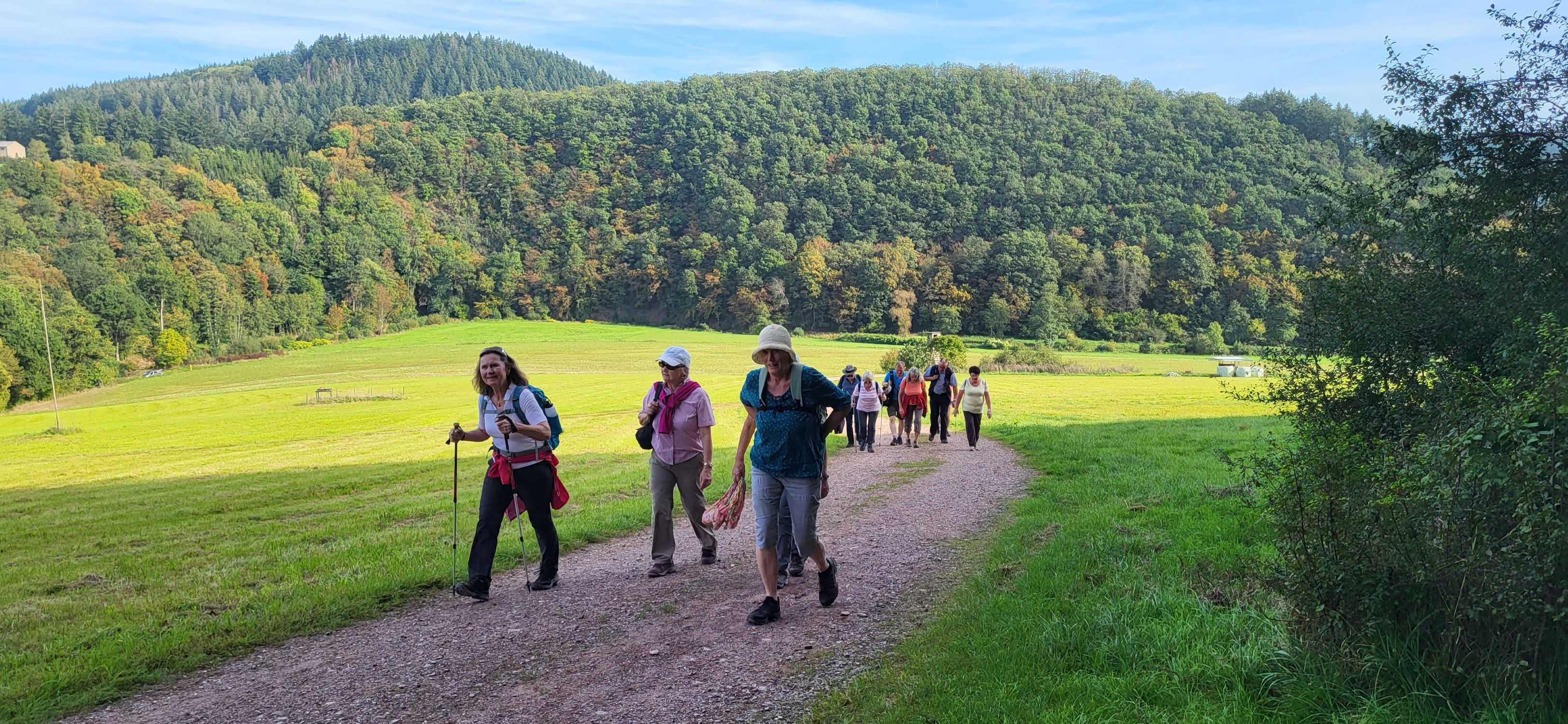 Anstieg über den Eifelsteig Anstieg über den Eifelsteig