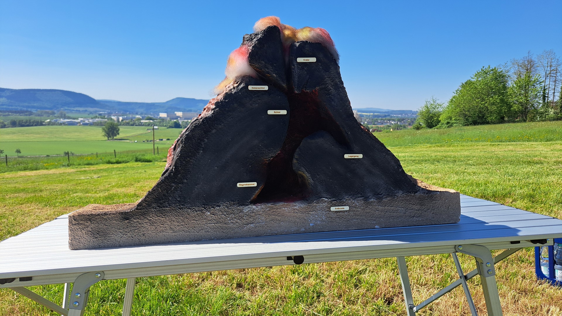 Vulkanmodell kreiert by Makerspace