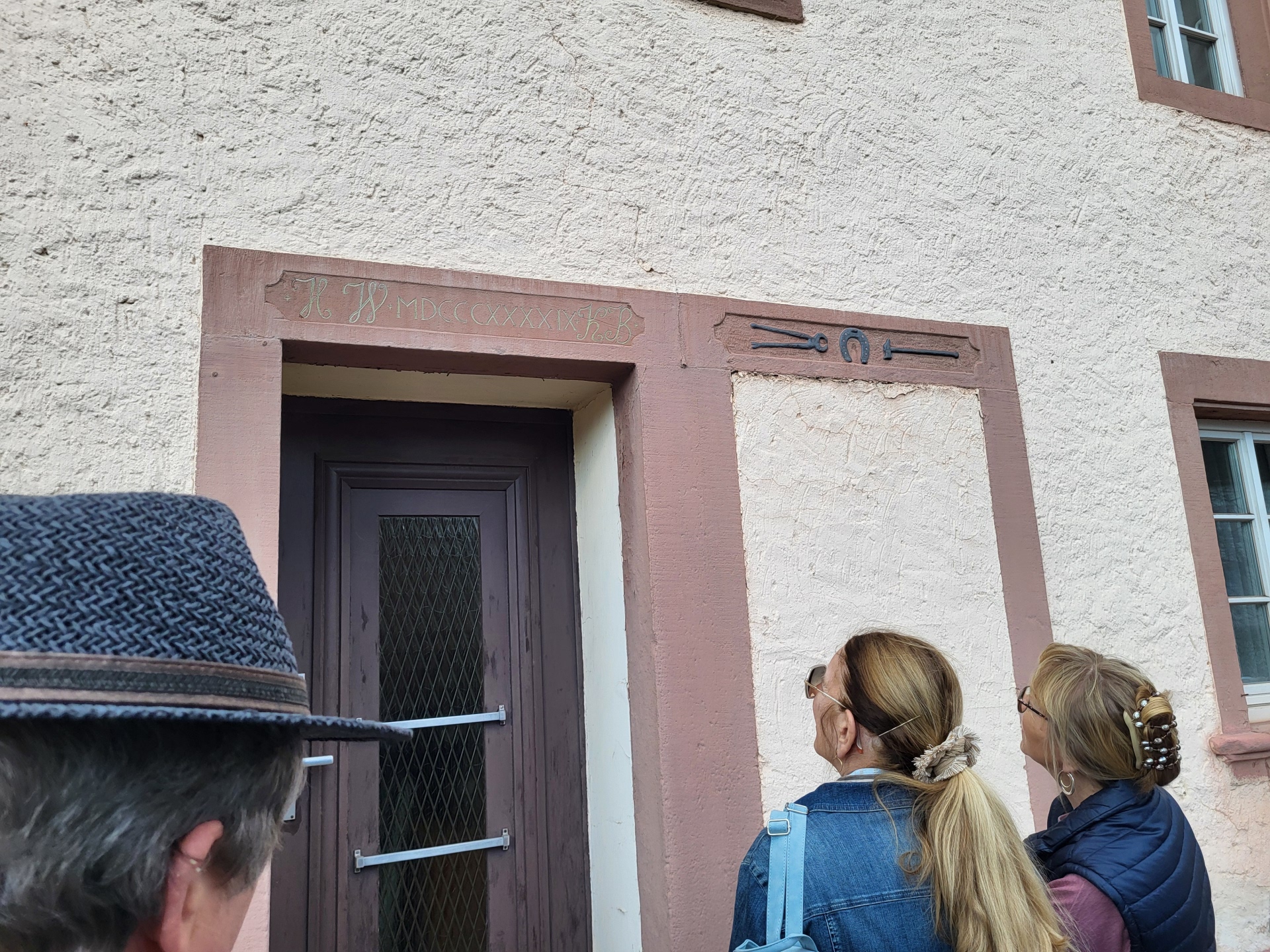 Sandsteinsturz mit historischer Bezeichnung