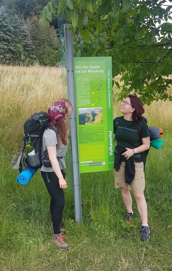 Start Wanderung Lieserpfad