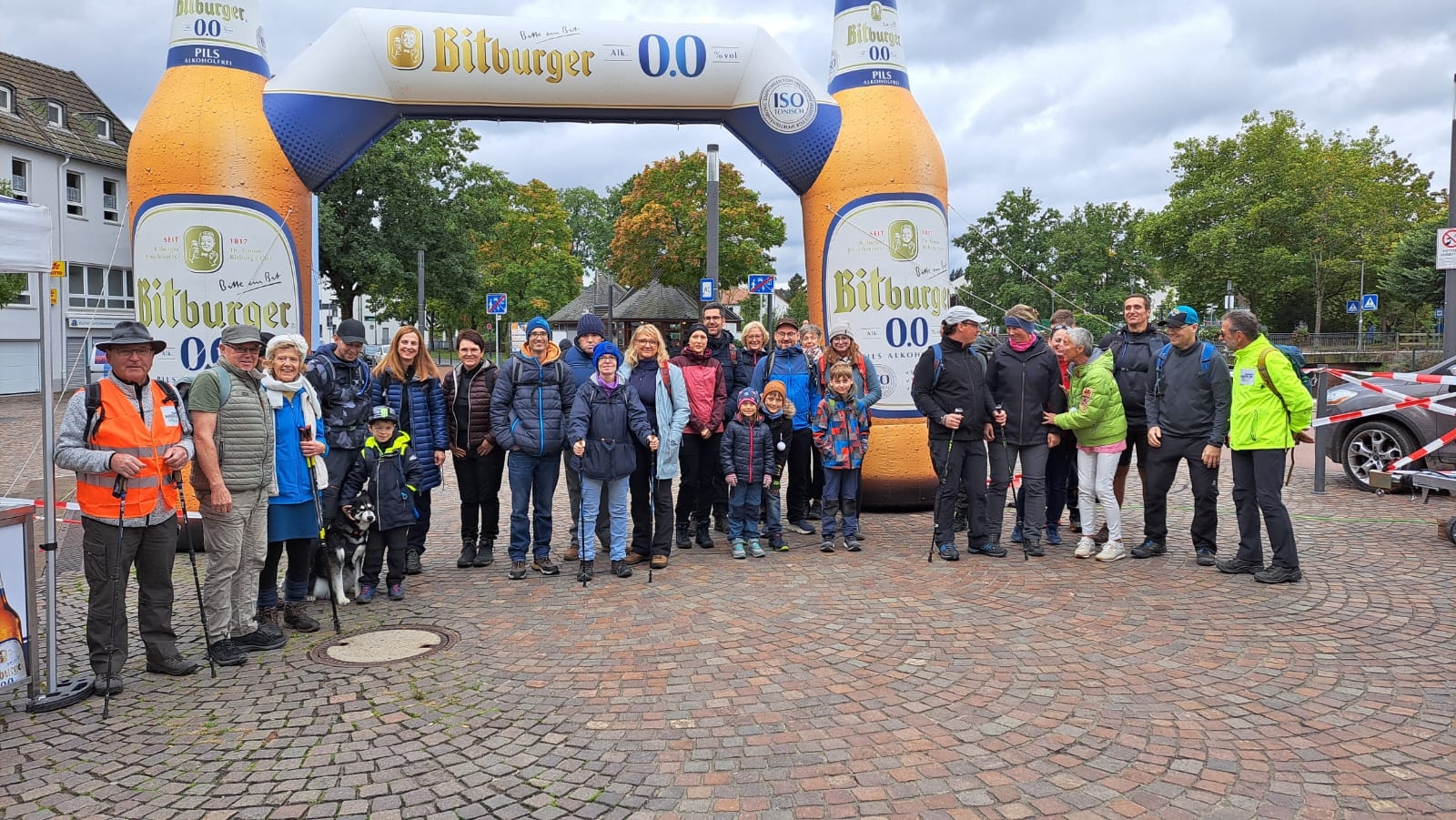 Teilnehmer der Familienwanderung