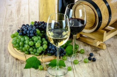 Trauben und Wein