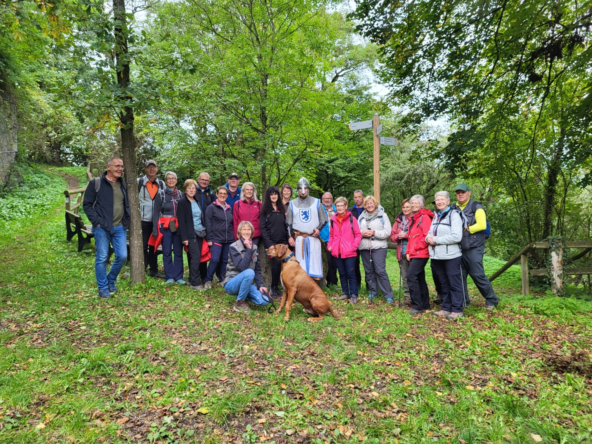Gruppenbild mit Ritter