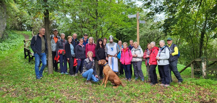 Gruppenbild mit Ritter