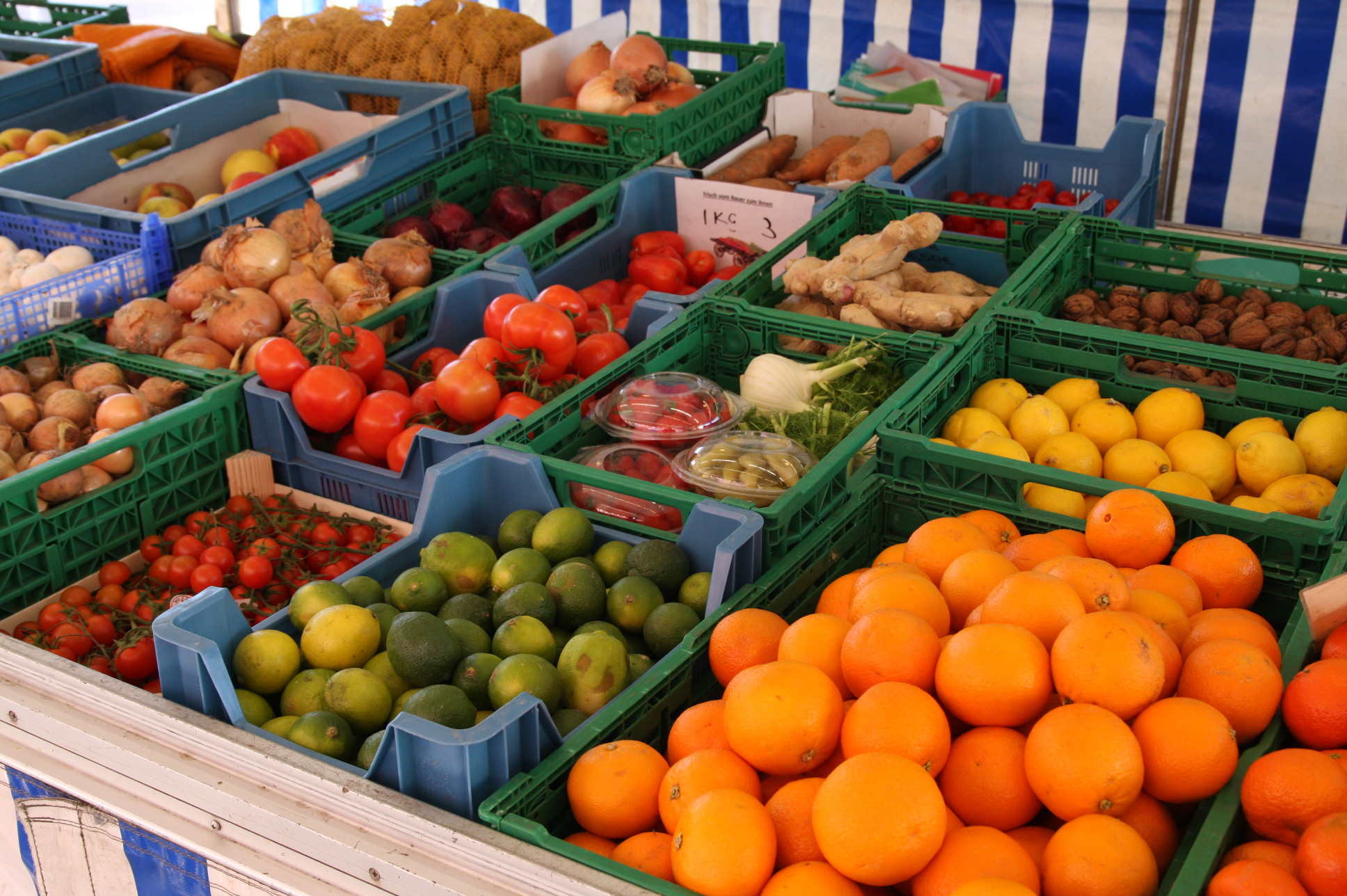 Obst auf dem Markt