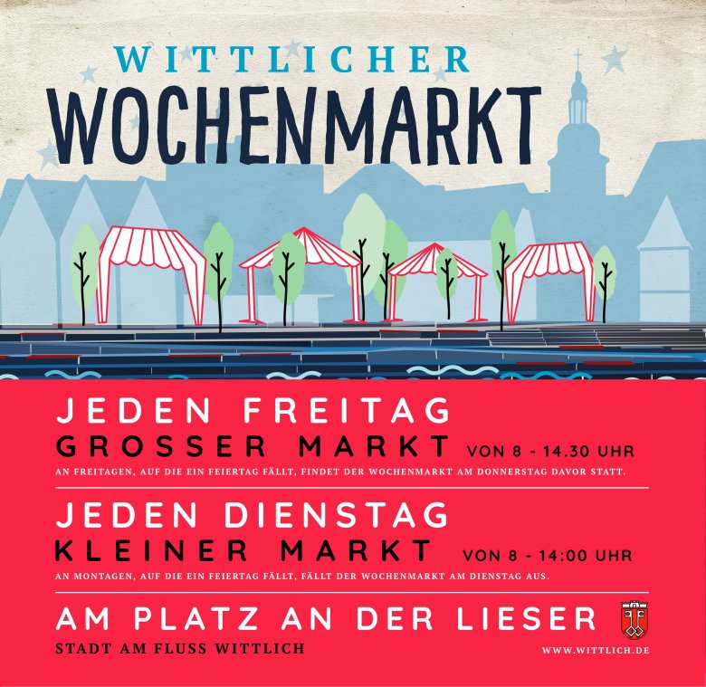 Plakat Wochenmarkt