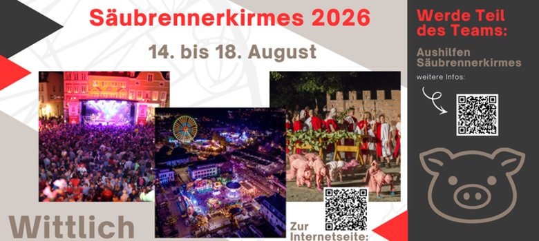 Säubrennerkirmes 2026 - 2