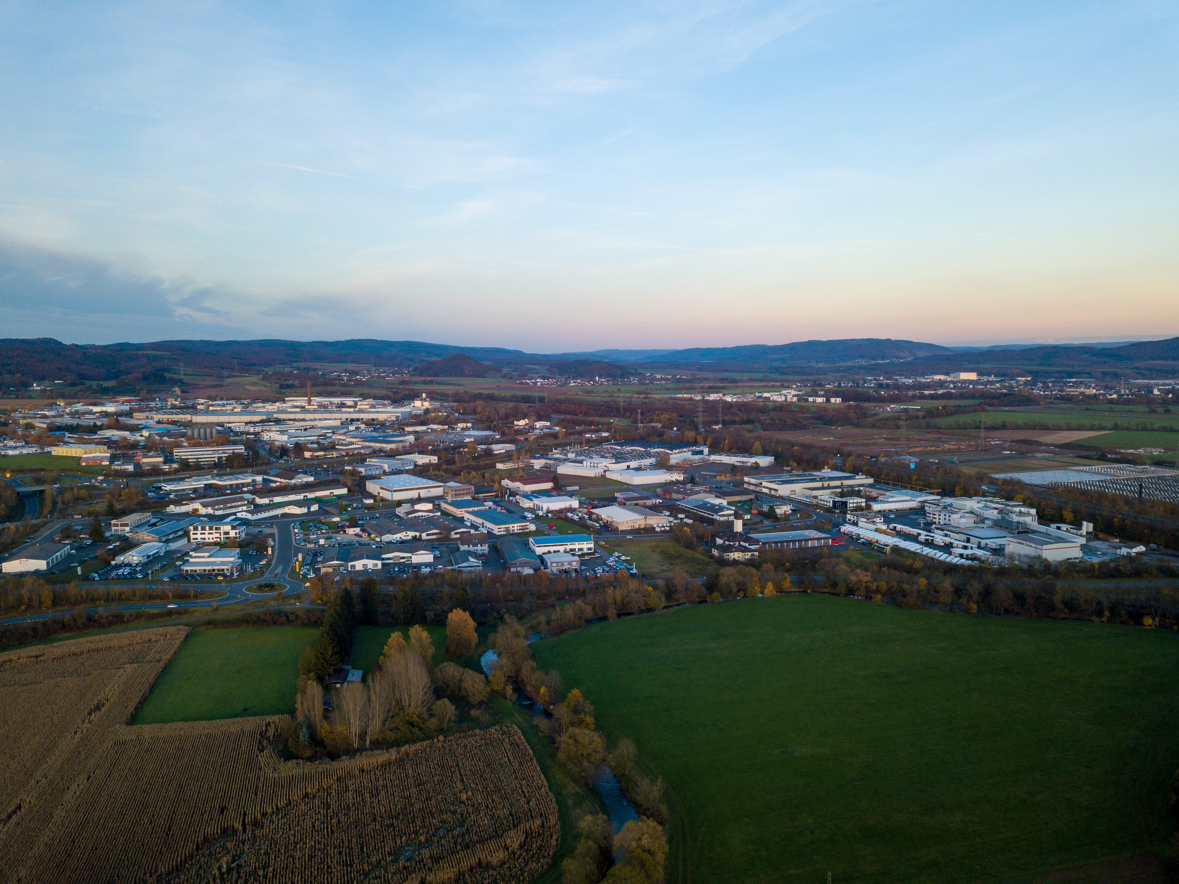 Industriegebiet 1 und 1a von oben