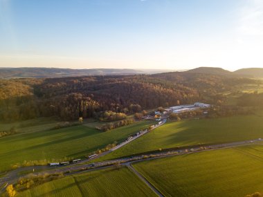 Industriegebiet Mesenberg von oben