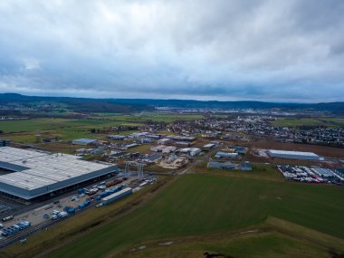 Industriegebiet Wengerohr Süd von oben