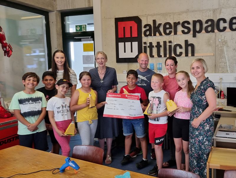 Spendenübergabe Förderverein GSF